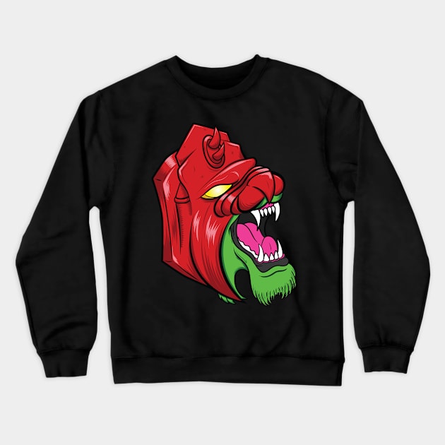 Battlecat! Crewneck Sweatshirt by stuffofkings